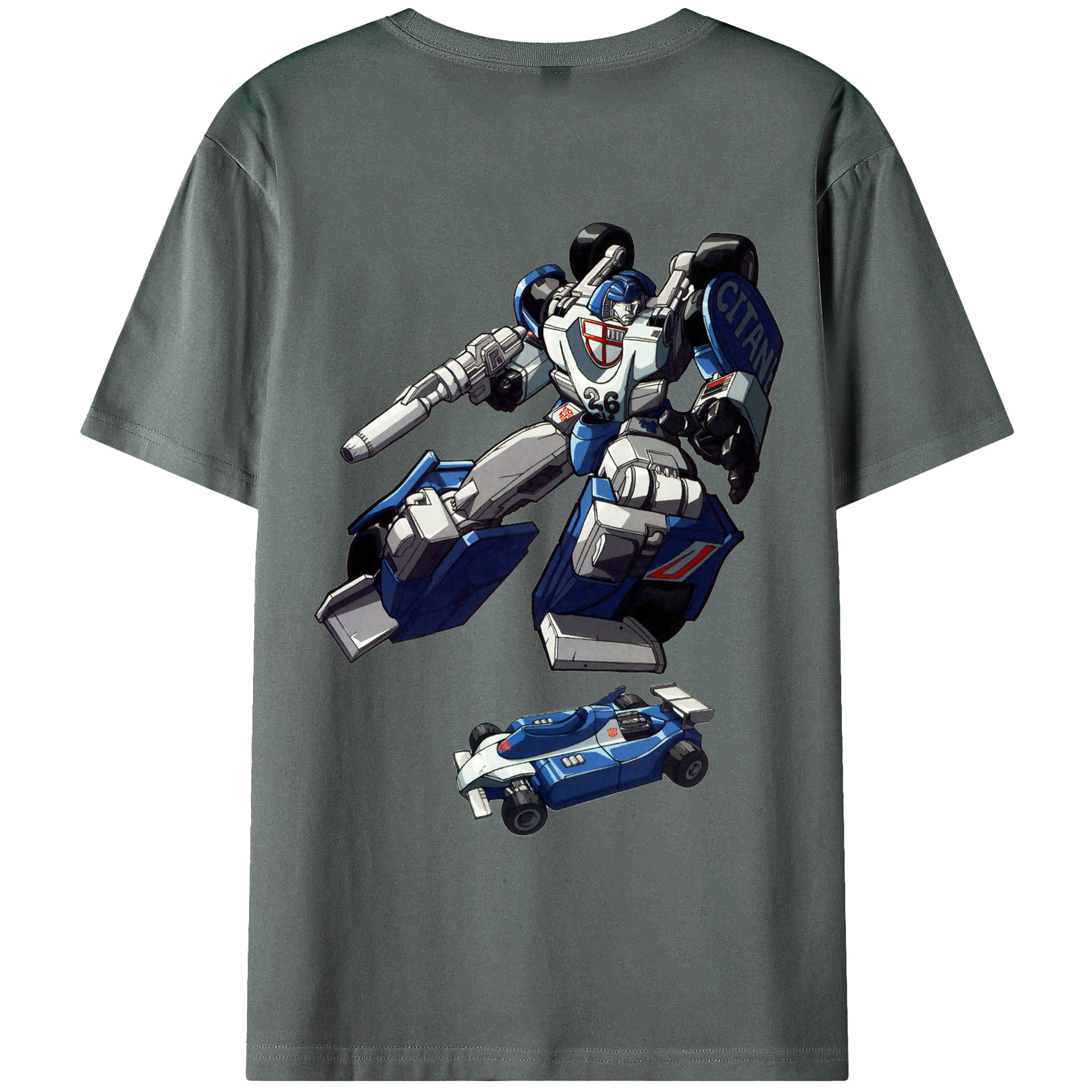 （画像用）  綿100％ メンズ半袖Tシャツ（バックプリント） 通気性